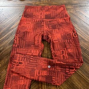 High rise Lululemon tights